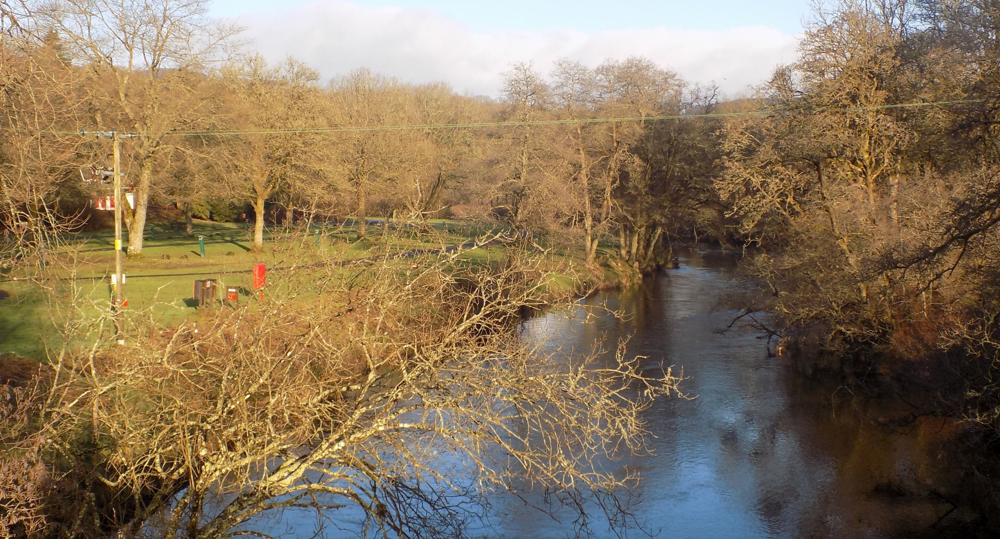 River Forth at Cobleland Campsite