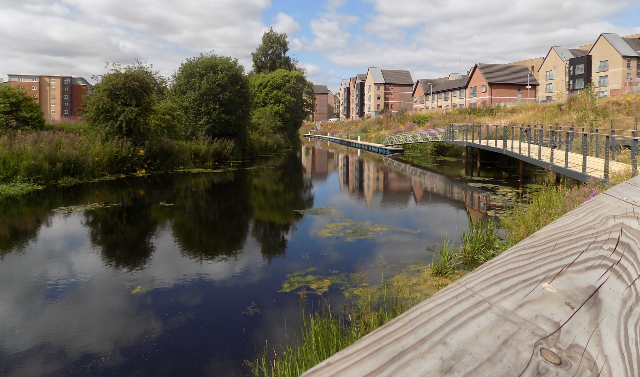 Forth and Clyde Canal from the Claypits Nature & Wildlife Reserve