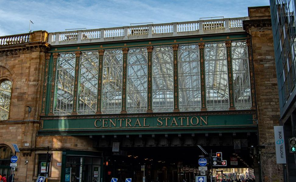 Central Station Railway Bridge across Argylle Street - "The Hielenman's Umbrella " in Glasgow