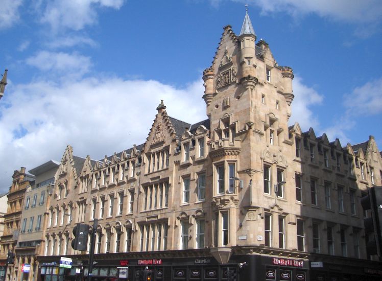 Building in Trongate in Glasgow