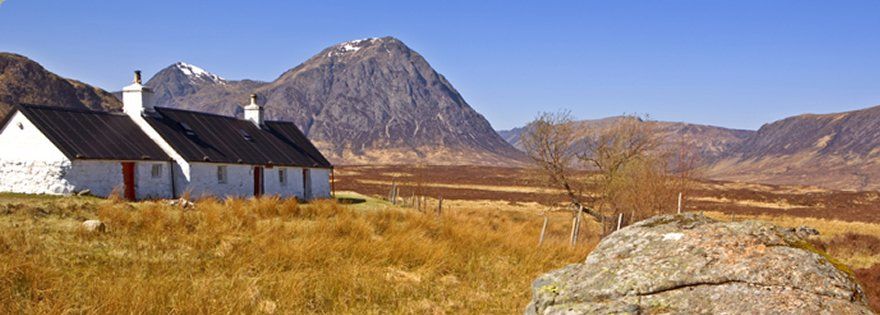 Black Rock Cottage and Buchaille Etive Mor in Glencoe