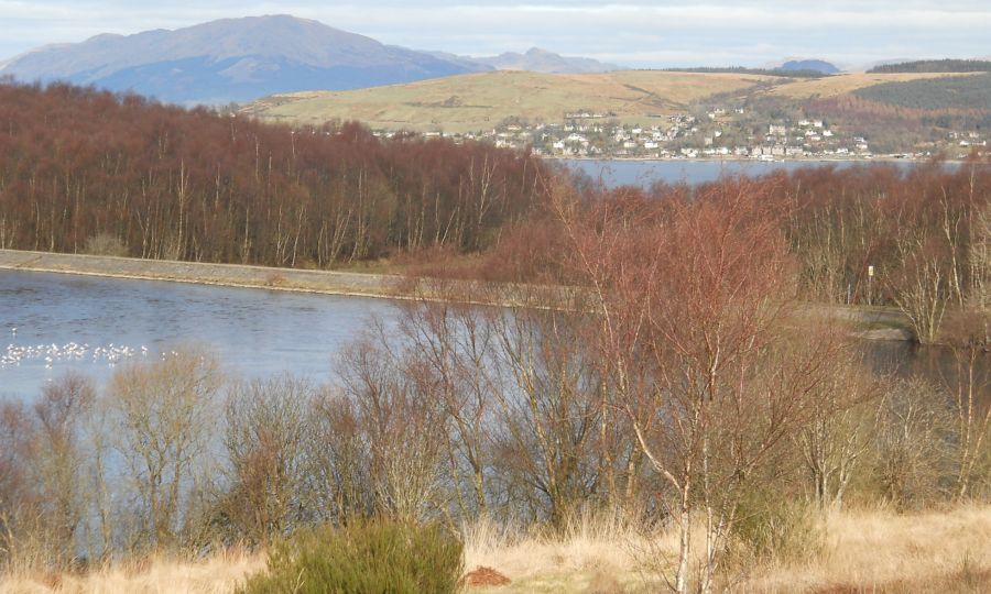 Coves Reservoir above Gourock