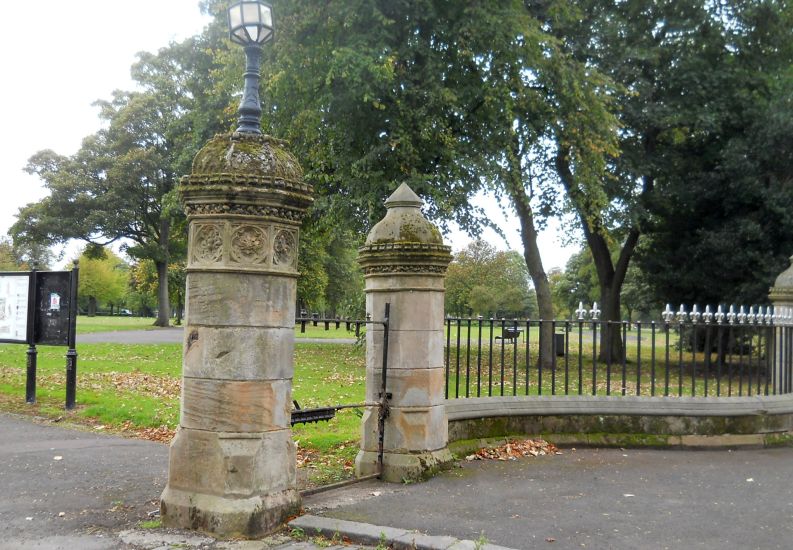 Entrance gateway to Elder Park