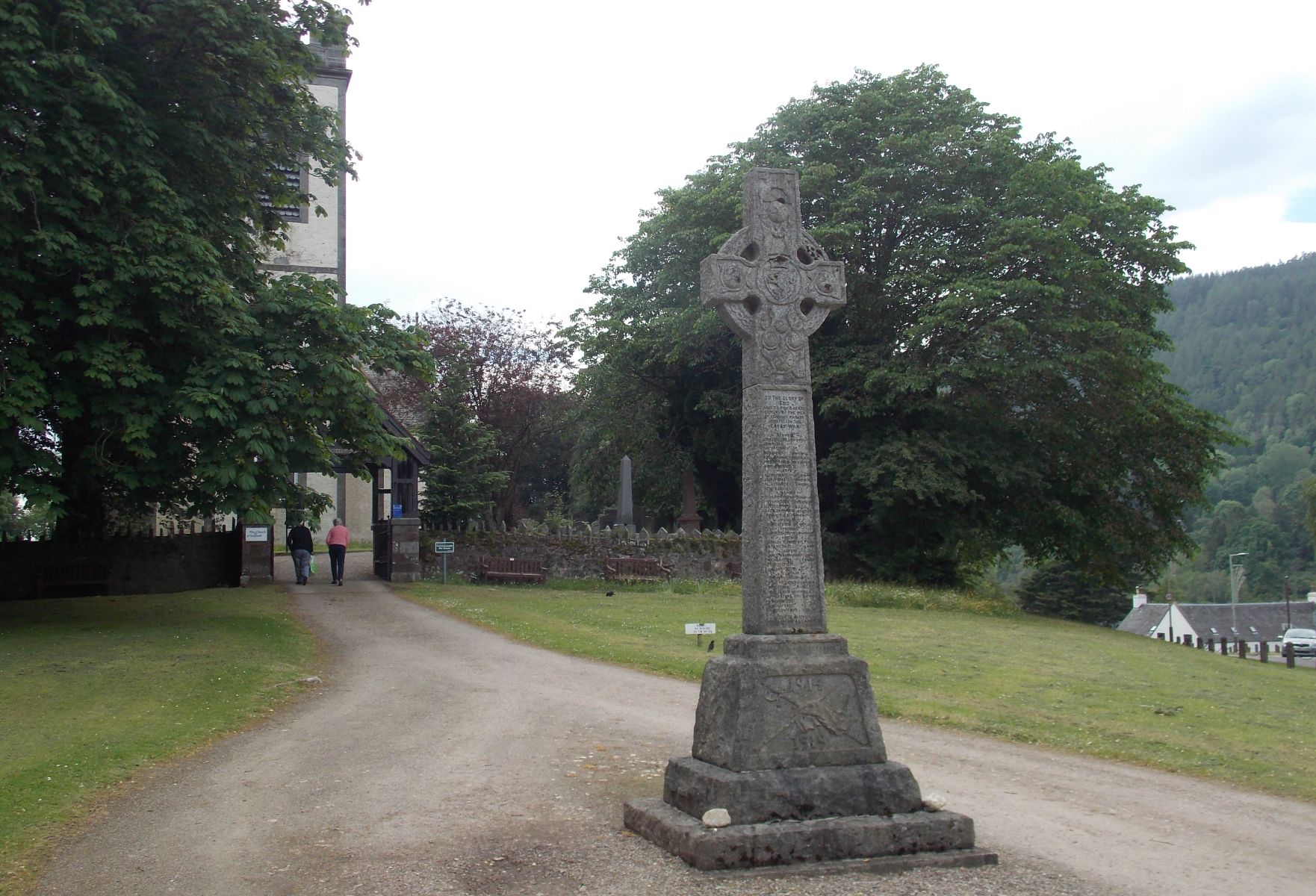 War Memorial at parish church in Kenmore