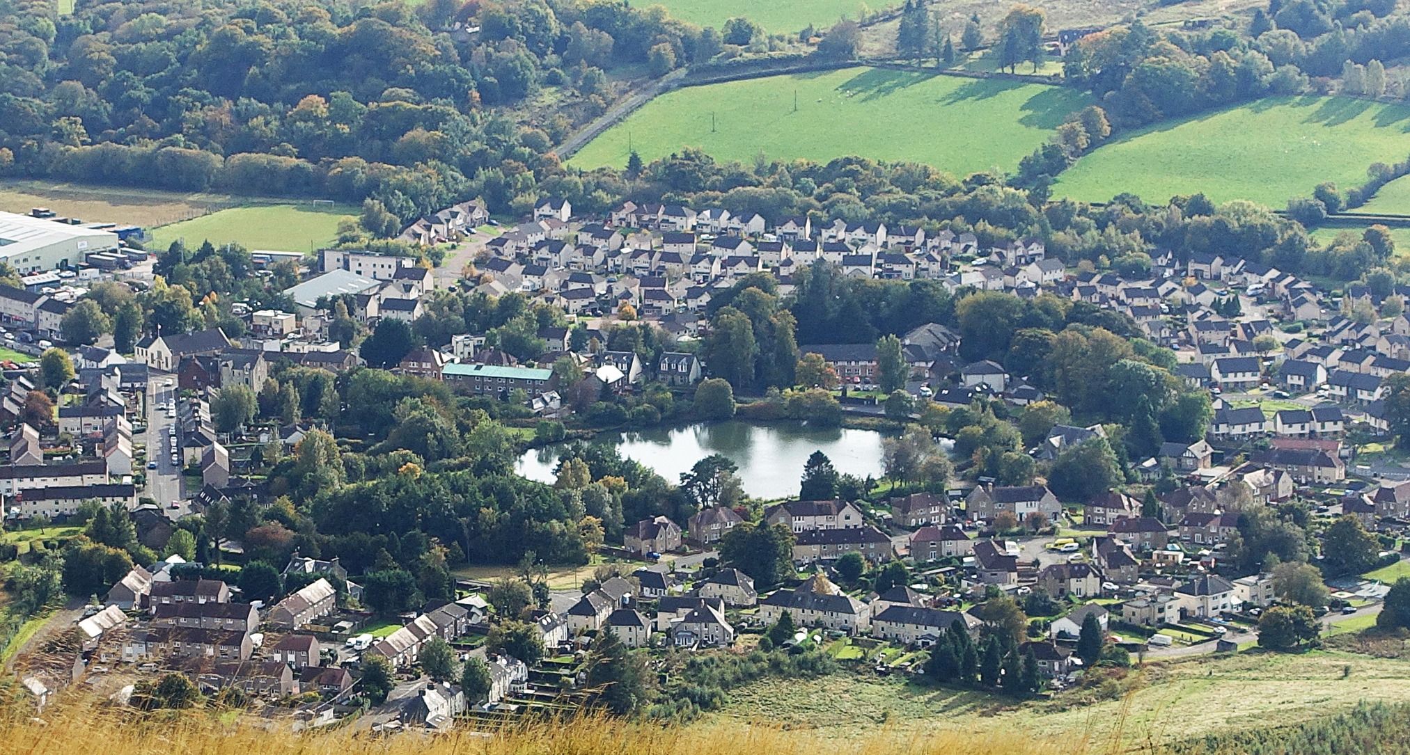 Whitefield Pond in Lennoxtown