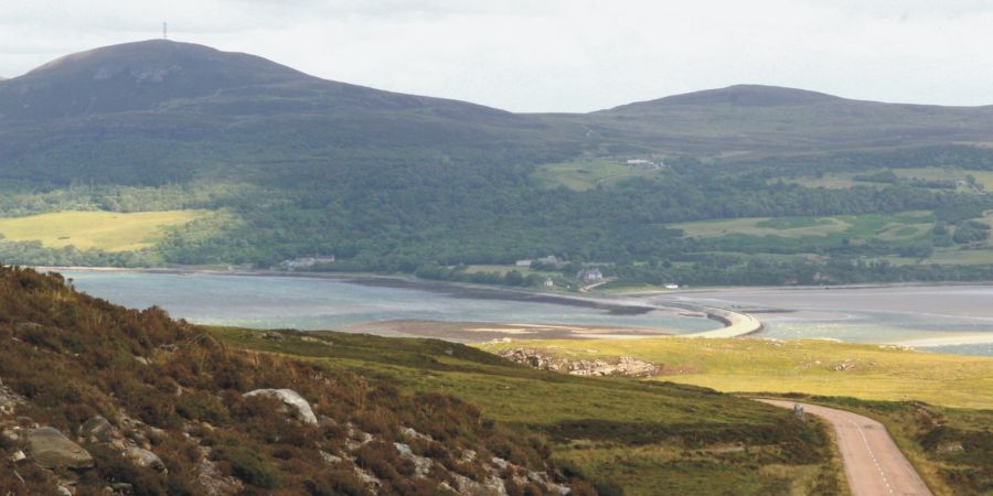 Kyles of Tongue on the Northern Coast of Scotland