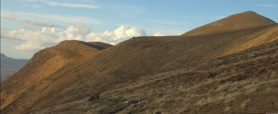 Ben Klibreck in Highlands of Northern Scotland