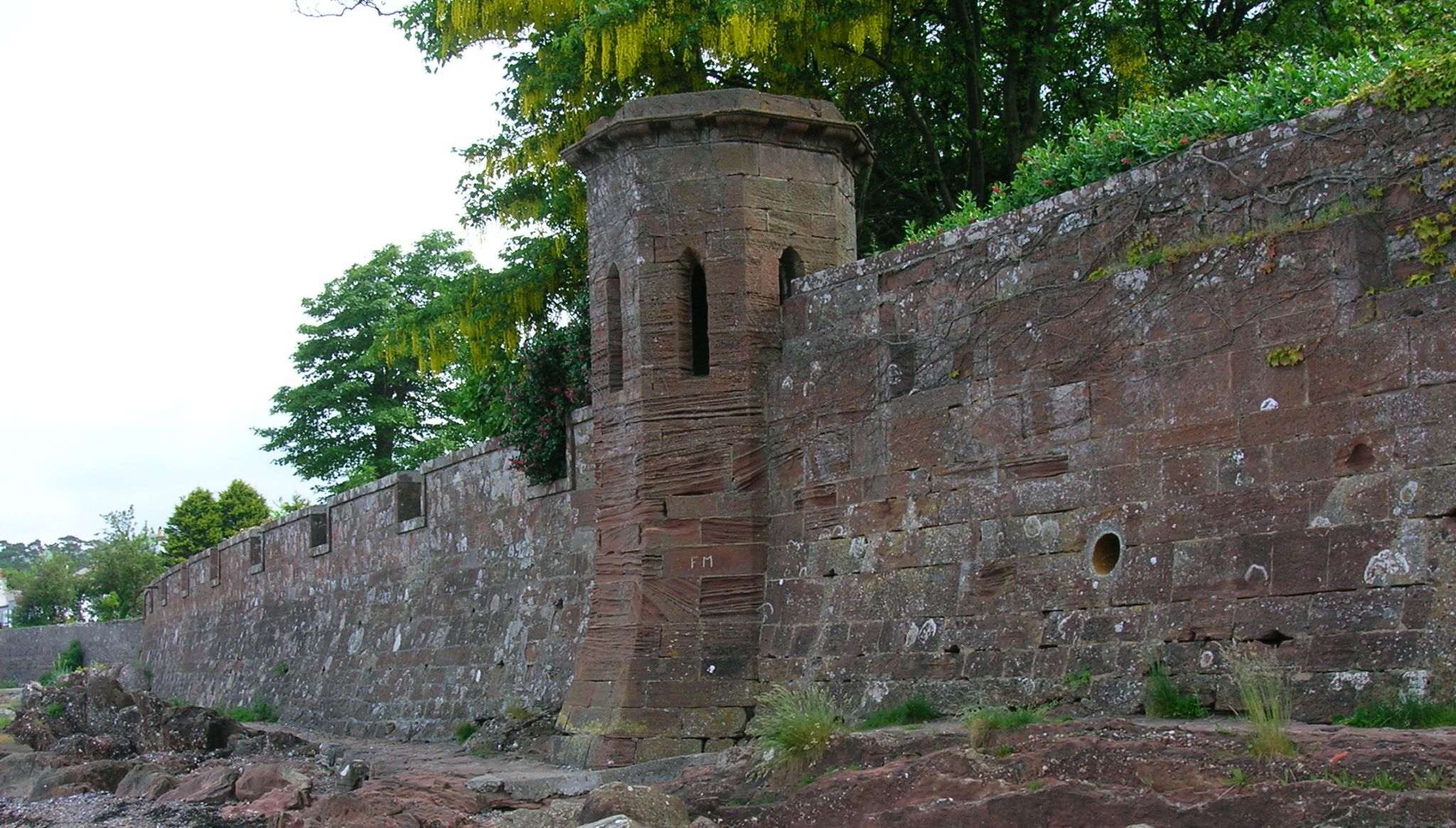 Sea Wall at Fairlie