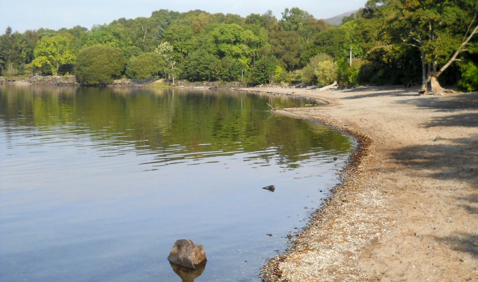 Beach at Milarrochy Bay on Loch Lomond