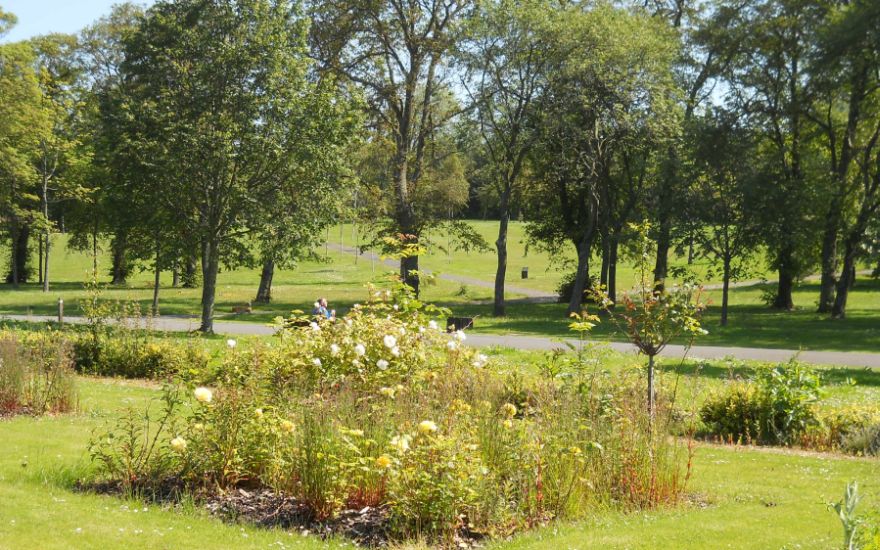 Springburn Park in the NE of Glasgow