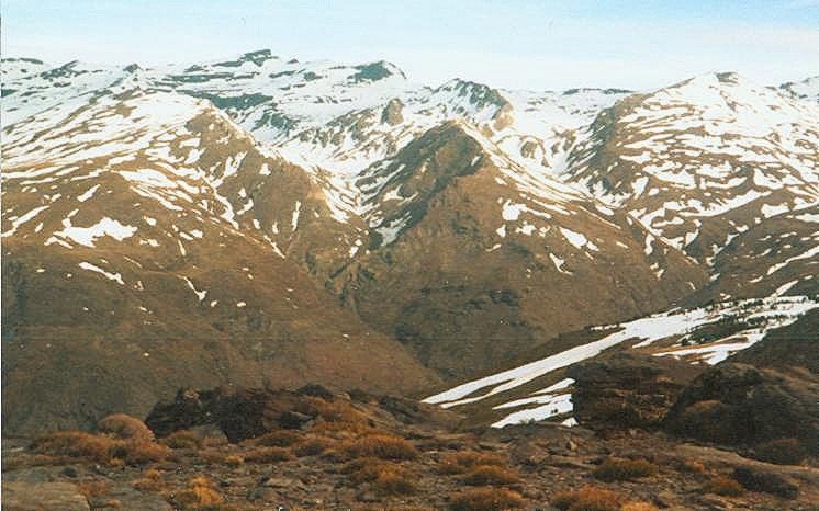 Approach to Mulhacen ( 3481m ) in the Sierra Nevada Mountains of Southern Spain