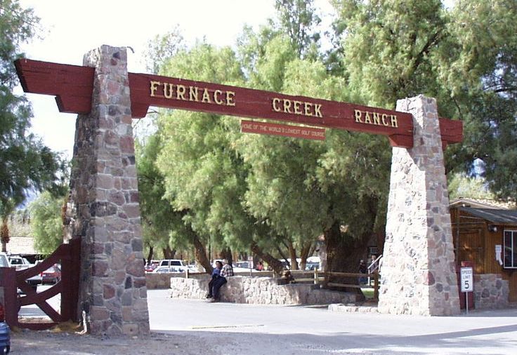 Entrance to Furnace Creek Ranch