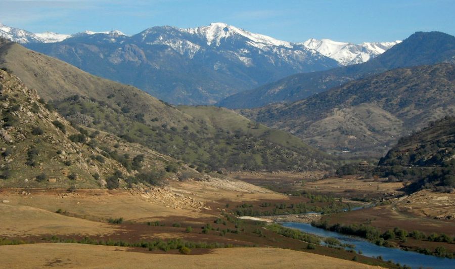 Kaweah River in the Sierra Nevada of Sequoia National Park