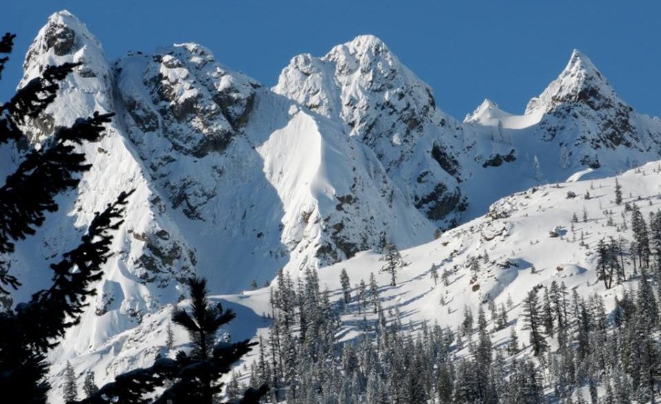 High Sierra snow covered