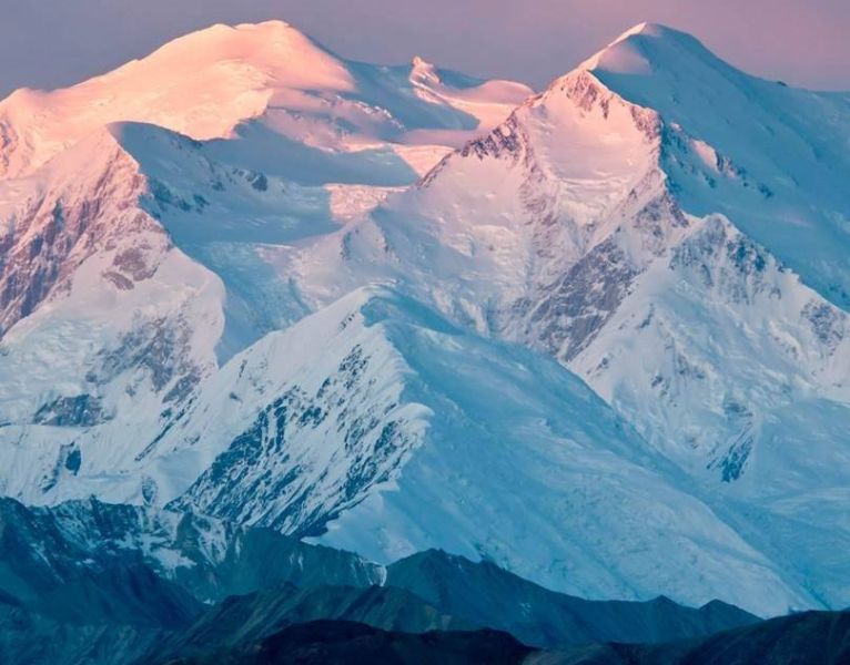 Denali ( Mount Mckinley ) in Alaska - the highest mountain in the USA and North America